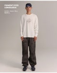 PIGMENT DYED LONGSLEEVE [WHITE] - (주)원더플레이스