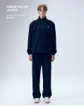 FLEECE FULL ZIP JACKET [BLACK] | (주)원더플레이스