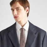 프라다 UCR77_10I7_F0007_S_141 Printed silk tie - 리본즈(REEBONZ)