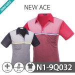 [NEW ACE] 뉴에이스 라인 포인트 카라 반팔티셔츠 Model No_N1-9Q032 | 한길무역(제로 | 꽃피는아침마을