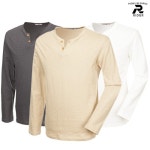 [라이더] 지금부터 가을까지 입는 헨리넥 긴팔티셔츠 2종 택일 | 한길무역(제로골프) | 꽃피는아침마을