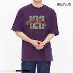 빌리버스 남성 공용 반팔 티셔츠 스트릿 미니멀 아메카지 고프코어 BWAT001 | 빌리버 | 꽃피는아침마을