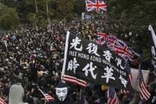Thousands-strong Hong Kong protest cut short by clashes | WTOP