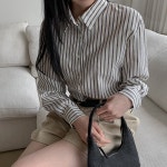 [키큰여자]그래븐*스트라이프셔츠 - 키큰여자 아름다운174 [키큰여자]그래븐*스트라이프셔츠