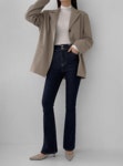 심플스웨이드#숄더빅백[파우치SET] - 키큰여자 아름다운174 심플스웨이드#숄더빅백[파우치SET]