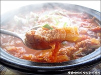 다른반찬 필요없죠? 삼겹살묵은지 김치찌개 ::: 82cook.com