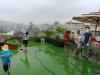 90차 봉사후기] 2017년 7월 칼쏘냉면과 목살양념구이 (부제: 옥상꼬기꼬기랜드 개장^^/ ::: 82cook.com