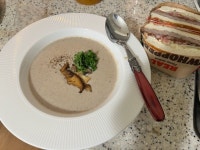 따뜻한 버섯스프, 그리고 챌&토 오누이 문안인사 ::: 82cook.com