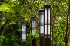 덕진 공원 주변의 가로등도 전주스럽습니다. ::: 82cook.com