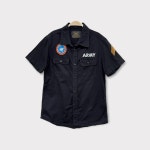 Againuse SUNDOGS 밀리터리 와펜 셔츠남성 M