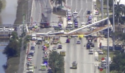 Photos: Miami pedestrian bridge collapses near Florida International University Photos: Miami pedestrian bridge collapses near... 
