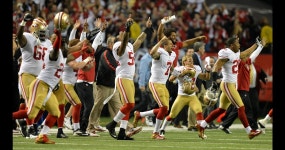 Falcons blow big lead, lose 28-24 to 49ers Falcons blow big lead, lose 28-24 to 49ers 