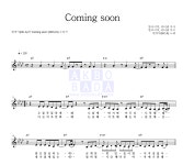 앤씨아 Coming soon MR : 악보바다 앤씨아 Coming soon 악보