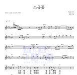 진성 소금꽃 악보