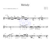 최현준 Melody 악보