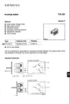 TCA205 datasheet(1/6 Pages) SIEMENS | Proximity Switch TCA205 datasheet(1/6 Pages) SIEMENS