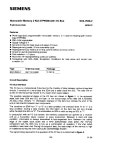 Q67100-H5001 datasheet(1/12 Pages) SIEMENS | NONVOLATILE MEMORY 2-Kbit EEPROM WITH I2C BUS Q67100-H5001 datasheet(1/12 Pages) SIEMENS