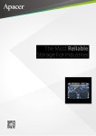 SV240-297 datasheet(1/5 Pages) APACER | LDPC ECCengine, Global Wear Leveling SV240-297 datasheet(1/5 Pages) APACER
