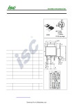 AOD417 datasheet(1/2 Pages) ISC | isc P-Channel MOSFET Transistor AOD417 datasheet(1/2 Pages) ISC