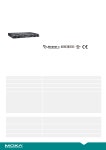 PT-G7728 datasheet(1/7 Pages) MOXA | Gigabit modular managed Ethernet switches PT-G7728 datasheet(1/7 Pages) MOXA