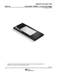 TPA3255 datasheet(42/46 Pages) TI | TPA3255 315-W Stereo, 600-W Mono PurePath??Ultra-HD Analog-Input TPA3255 datasheet(42/46... 
