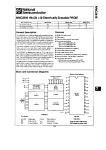 NMC2816-25 datasheet(1/6 Pages) NSC | 16K (2K X 8) ELECTRICALLY ERASABLE PROM NMC2816-25 datasheet(1/6 Pages) NSC