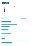 10GXW53 datasheet(1/2 Pages) BELDEN | 10GXW (0.265”) Category 6A Cable, 4 Pair, F/UTP, CMP 10GXW53 datasheet(1/2 Pages) BELDEN