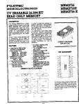 MBM2716 datasheet(1/5 Pages) FUJITSU | UV ERASABLE 16,384-BIT READ ONLY MEMORY MBM2716 datasheet(1/5 Pages) FUJITSU