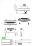 15-000553 datasheet(1/2 Pages) CONEC | D-SUB FEMALE HD 44pos. SOLDER PIN STRAIGHT with rear spacer clip and hexlocking screw 15... 