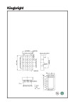 TBA12-22EGWA datasheet(1/5 Pages) KINGBRIGHT | 30mm (1.2 INCH) 5x7 DOT MATRIX DISPLAY TBA12-22EGWA datasheet(1/5 Pages) KINGBRIGHT