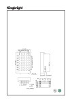 TBC12-11EGWA datasheet(1/5 Pages) KINGBRIGHT | 30mm (1.2 INCH) 5x7 DOT MATRIX DISPLAY TBC12-11EGWA datasheet(1/5 Pages) KINGBRIGHT