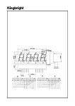CA04-41EWA datasheet(1/4 Pages) KINGBRIGHT | 10.16mm (0.4INCH) FOUR DIGIT NUMERIC DISPLAY CA04-41EWA datasheet(1/4 Pages) KINGBRIGHT