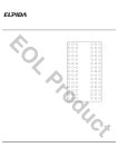 EDS2532AABJ-75 datasheet(1/48 Pages) ELPIDA | 256M bits SDRAM EDS2532AABJ-75 datasheet(1/48 Pages) ELPIDA