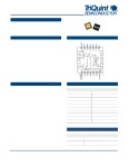TQM879008 datasheet(1/11 Pages) TRIQUINT | 1.5-2.7GHz 쩍 W Digital Variable Gain Amplifier TQM879008 datasheet(1/11 Pages) TRIQUINT