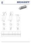 F011-359 datasheet(1/6 Pages) EICHHOFF | Funk-Entst철rfilter im runden Metallgeh채use mit Gewindezapfen F011-359 datasheet(1/6... 