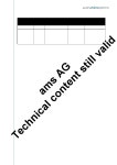 AS3510_04 datasheet(5/20 Pages) AMSCO | ANALOG AUDIO FRONT-END AS3510_04 datasheet(5/20 Pages) AMSCO