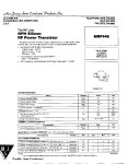 MRF448 datasheet(1/2 Pages) NJSEMI | NPN Silicon RF Power Transistor MRF448 datasheet(1/2 Pages) NJSEMI