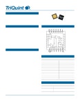 TQC9312_15 datasheet(1/9 Pages) TRIQUINT | 3.3 ??3.8 GHz W Digital Variable Gain Amplifier TQC9312_15 datasheet(1/9 Pages) TRIQUINT