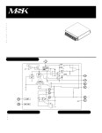 MSK5040-3.3H datasheet(1/7 Pages) MSK | HIGH EFFICIENCY, 4 AMP 1% ACCURATE SURFACE MOUNT SWITCHING REGULATORS MSK5040-3.3H... 
