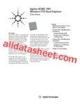 ACMD-7401 데이터시트(PDF) - Agilent(Hewlett-Packard) ACMD-7401 데이터시트(PDF)