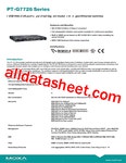 PT-G7728 Datasheet(PDF) - Moxa Inc. PT-G7728 Datasheet(PDF)