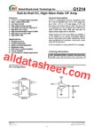 G1214 데이터시트(PDF) - Global Mixed-mode Technology Inc G1214 데이터시트(PDF)