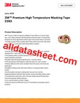 2393 데이터시트(PDF) - 3M Electronics 2393 데이터시트(PDF)