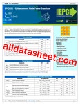 EPC2052 Datasheet(PDF) - Efficient Power Conversion Corporation. EPC2052 Datasheet(PDF)