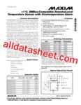 MAX6642 데이터시트(PDF) - Maxim Integrated Products MAX6642 데이터시트(PDF)