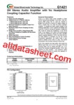 G1421 데이터시트(PDF) - Global Mixed-mode Technology Inc G1421 데이터시트(PDF)