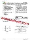 G5121 데이터시트(PDF) - Global Mixed-mode Technology Inc G5121 데이터시트(PDF)