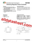 G5180 데이터시트(PDF) - Global Mixed-mode Technology Inc G5180 데이터시트(PDF)