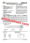 G1085-XX 데이터시트(PDF) - Global Mixed-mode Technology Inc G1085-XX 데이터시트(PDF)