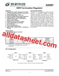 G2997 데이터시트(PDF) - Global Mixed-mode Technology Inc G2997 데이터시트(PDF)